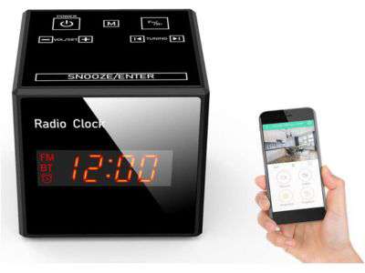 Forthaus Alarm Clock Spy Camera - Best hidden camera clock