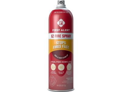 First Alert EZ Fire Spray, Extinguishing Aerosol Spray, AF400 Red 18 Ounce (Pack of 1) - The best budget fire extinguisher of 2024