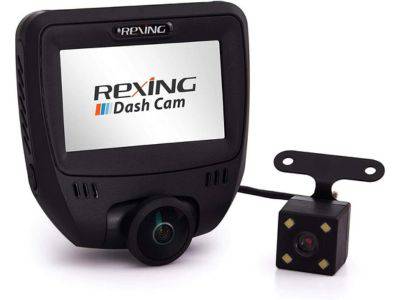 Rexing V360 360 Degree Wide Angle Dual Channel Dashboard Camera