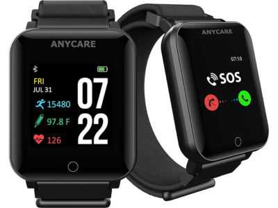 AnyCARE TAP2 Smart Health Watch with Remote Health Monitoring and Medical Alert for Healthier Living - The best budget medical alert watch of 2024